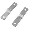 vidaXL &Uuml;tk&ouml;zőlemez 2 db Ez&uuml;st 50 x 10 x 1,2 mm Vas