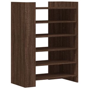 vidaXL barna t&ouml;lgysz&iacute;nű szerelt fa cipősszekr&eacute;ny 74,5 x 37,5 x 100 cm