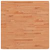 vidaXL t&ouml;m&ouml;r b&uuml;kkfa n&eacute;gyzet alak&uacute; asztallap 90 x 90 x 1,5 cm