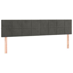 vidaXL s&ouml;t&eacute;tsz&uuml;rke b&aacute;rsony fejt&aacute;mla 200 x 5 x 78/88 cm
