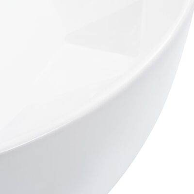 vidaXL fehér kerámia mosdókagyló 36 x 14 cm