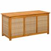 vidaXL Kerti T&aacute;rol&oacute; Doboz 185 L T&ouml;m&ouml;r Ak&aacute;cfa 113 x 50 x 56 cm B&eacute;zs