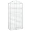 vidaXL &iacute;ves horganyzott vas gabion kos&aacute;r 100x50x200/220 cm