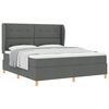 vidaXL Boxspring &aacute;gy matraccal S&ouml;t&eacute;tsz&uuml;rke 90x190 cm Sz&ouml;vet sz&ouml;vet