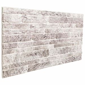 vidaXL Fali panelek 10 db 100 x 50 cm Vil&aacute;gossz&uuml;rke &eacute;s feh&eacute;r EPS Hab