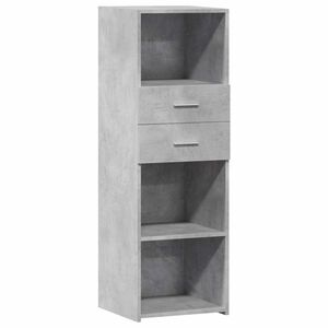 vidaXL betonsz&uuml;rke szerelt fa magasszekr&eacute;ny 40 x 42,5 x 124 cm