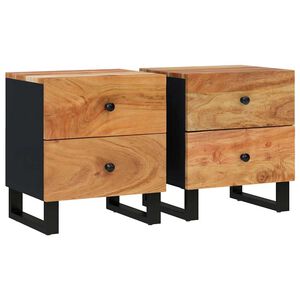 vidaXL 2 db t&ouml;m&ouml;r ak&aacute;cfa &eacute;jjeliszekr&eacute;ny 40 x 33 x 46 cm