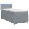 vidaXL Boxspring &aacute;gy matraccal Vil&aacute;gossz&uuml;rke 90 x 190 cm Sz&ouml;vet