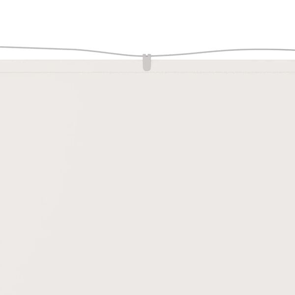 vidaXL feh&eacute;r oxford sz&ouml;vet f&uuml;ggőleges napellenző 60 x 600 cm