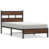 vidaXL barna t&ouml;lgy sz&iacute;nű szerelt fa &aacute;gykeret matrac n&eacute;lk&uuml;l 75x190 cm
