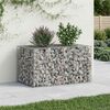 vidaXL Gabion emelt &aacute;gy Ez&uuml;st 100 x 60 x 55 cm Horganyzott ac&eacute;l