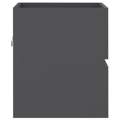 vidaXL szürke forgácslap mosdószekrény 41 x 38,5 x 45 cm
