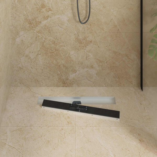 vidaXL Zuhanylefoly&oacute; &uuml;veg fed&eacute;llel &eacute;s 360&deg;-os szifonnal Fekete 60 cm