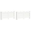 vidaXL 2 db feh&eacute;r MDF radi&aacute;torburkolat 172 x 19 x 81,5 cm