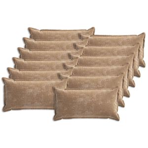 vidaXL P&aacute;rna huzat 12 pcs HOUTEN Barna 40 x 80 cm Chenille Sz&ouml;vet