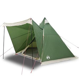 vidaXL 6 szem&eacute;lyes z&ouml;ld v&iacute;z&aacute;ll&oacute; tipi csal&aacute;di s&aacute;tor