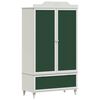 vidaXL Kr&eacute;t&aacute;val &Iacute;rt Dresser ROROS Feh&eacute;r 90 x 45 x 165 cm Faanyag