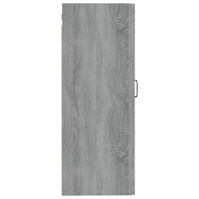 vidaXL szürke sonoma színű szerelt fa függőszekrény 35 x 34 x 90 cm