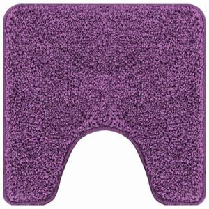 vidaXL Cs&uacute;sz&aacute;sg&aacute;tl&oacute; F&uuml;rdőszőnyeg WC Ny&iacute;r&aacute;ssal Lila 50 x 50 cm PP