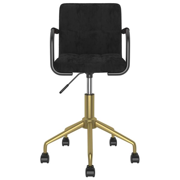 vidaXL 4 db fekete b&aacute;rsony forg&oacute; &eacute;tkezősz&eacute;k