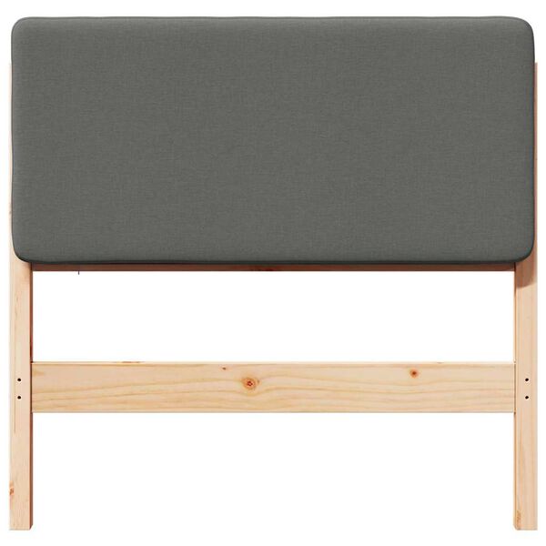 vidaXL K&aacute;rpitozott fejt&aacute;mla Barna &eacute;s Vil&aacute;gossz&uuml;rke 80 cm T&ouml;m&ouml;r fenyőfa