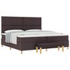 vidaXL Boxrug&oacute;s &aacute;gy fejt&aacute;ml&aacute;val S&ouml;t&eacute;t Barna 200 x 200 cm sz&ouml;vet