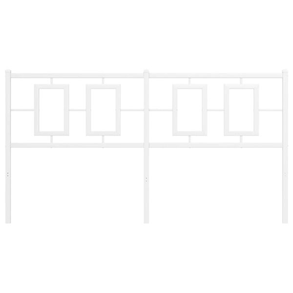 vidaXL feh&eacute;r f&eacute;m fejt&aacute;mla 160 cm