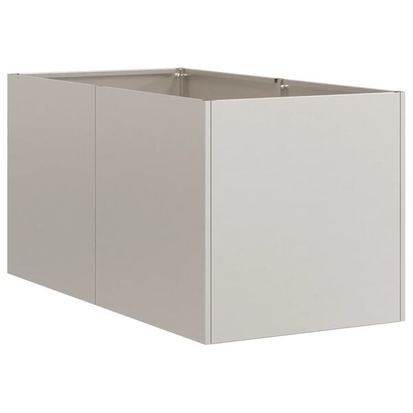 vidaXL &uuml;ltető rozsd&aacute;s 40x80x40 cm időj&aacute;r&aacute;s&aacute;ll&oacute; ac&eacute;lb&oacute;l