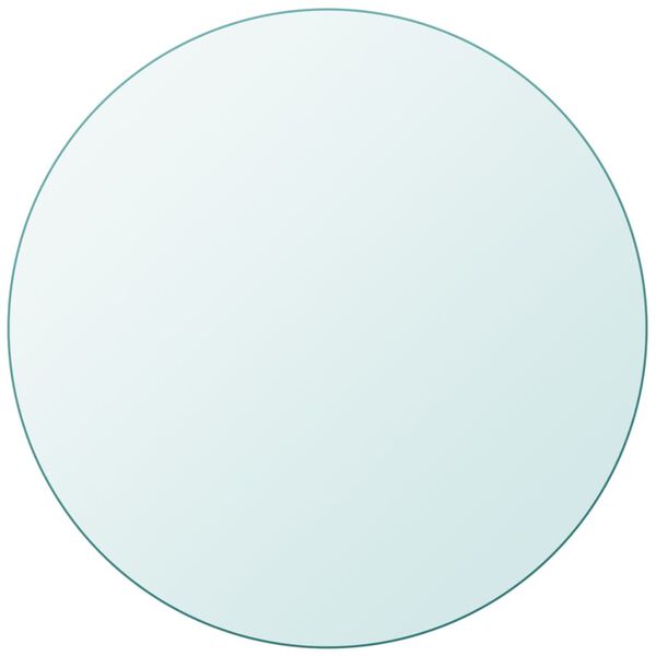 vidaXL edzett &uuml;veg asztallap kerek 700 mm