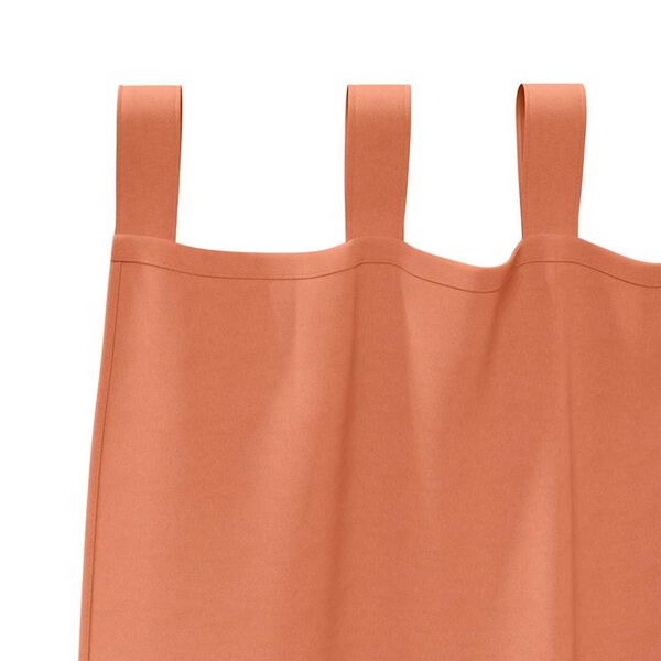 vidaXL Fekete F&uuml;gg&ouml;ny Gyűrűkkel 2 pcs Terrakotta 245 x 140 cm