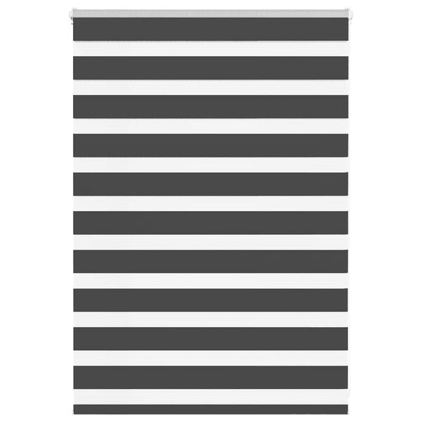 vidaXL zebraf&uuml;gg&ouml;nnyel fekete sz&ouml;vetsz&eacute;less&eacute;g 100,9 cm poli&eacute;szter