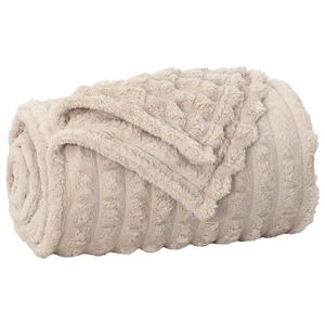 vidaXL Pl&eacute;d B&eacute;zs 150 x 130 cm 0.45 kg Gyapj&uacute;