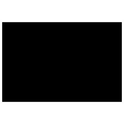 Téglalap alakú Fekete PE Medence-takaró 6x4 m