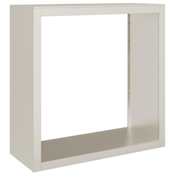 vidaXL tűzifa &aacute;llv&aacute;ny 100x40x100 cm időj&aacute;r&aacute;s&aacute;ll&oacute; ac&eacute;l