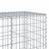 vidaXL horganyzott vas gabion kosár fedéllel 900 x 100 x 100 cm