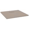 vidaXL barna SMC zuhanyt&aacute;lca 80 x 80 cm