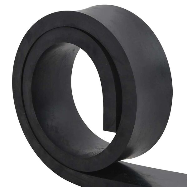 vidaXL gumiszeg&eacute;ly h&oacute;kotr&oacute;hoz fekete 180x8x2 cm