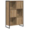 vidaXL K&ouml;nyvespolc 68 x 30 x 108.5 cm Szerelt Fa Műv&eacute;szi t&ouml;lgy