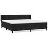 vidaXL fekete b&aacute;rsony rug&oacute;s &aacute;gy matraccal 200x200 cm