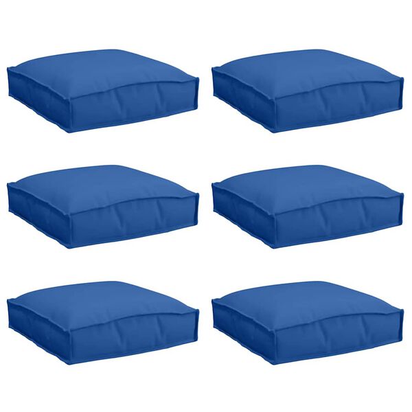 vidaXL P&aacute;rna 6 pcs Kir&aacute;lyk&eacute;k 40 x 40 x 8 cm Oxford Sz&ouml;vet