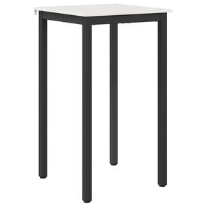 vidaXL B&aacute;rasztal Feh&eacute;r 60 x 60 x 105 cm T&ouml;m&ouml;r fenyőfa