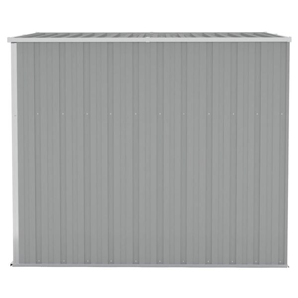 vidaXL szürke acél falhoz erősíthető kerti fészer 118 x 194 x 178 cm