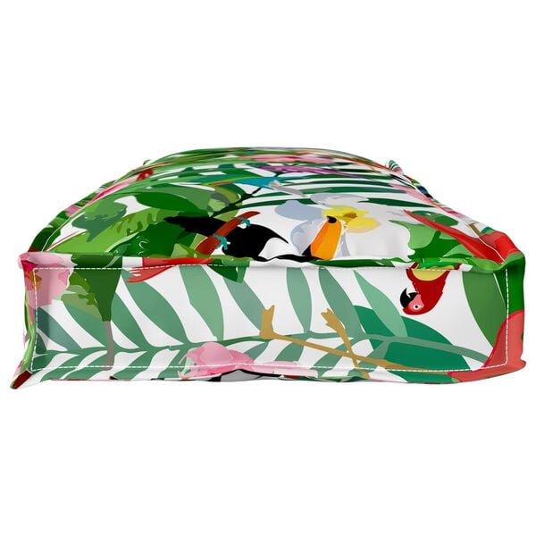 vidaXL P&aacute;rna Vir&aacute;gos Soksz&iacute;nű 110 x 40 x 8 cm Oxford Sz&ouml;vet