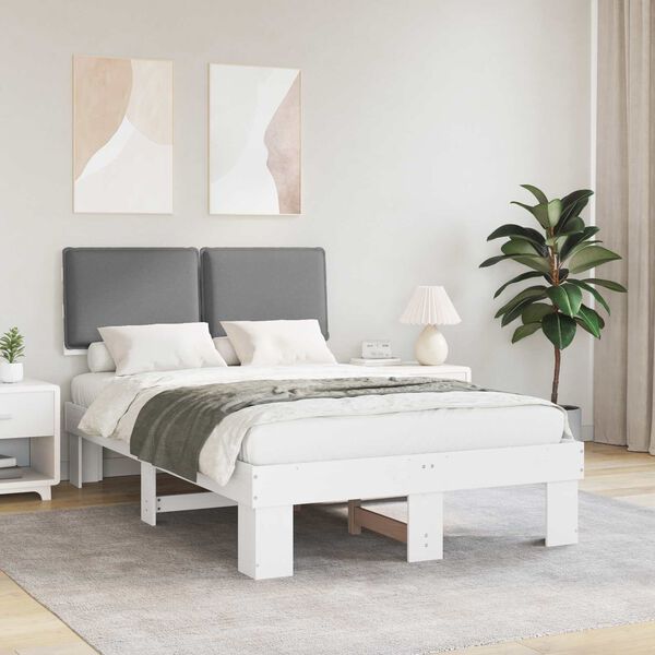 vidaXL &Aacute;gykeret K&aacute;rpitozott Fejt&aacute;ml&aacute;val Vil&aacute;gossz&uuml;rke 120 x 200 cm