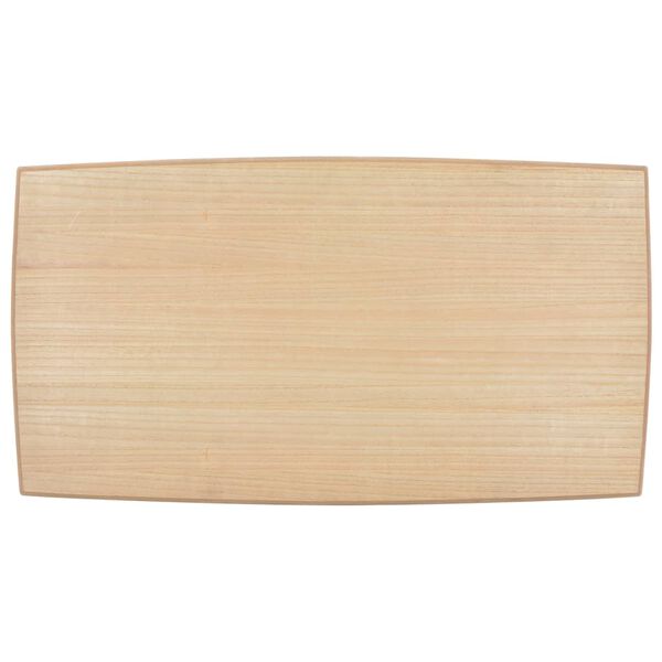 vidaXL fekete &eacute;s barna t&ouml;m&ouml;r fenyőfa doh&aacute;nyz&oacute;asztal 110 x 60 x 40 cm