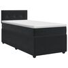 vidaXL Boxspring &aacute;gy matraccal fejt&aacute;ml&aacute;val Fekete 80 x 200 cm B&aacute;rsony