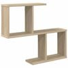 vidaXL Falpolc Sonoma T&ouml;lgy 60 x 12 x 50,5 cm Szerelt Fa