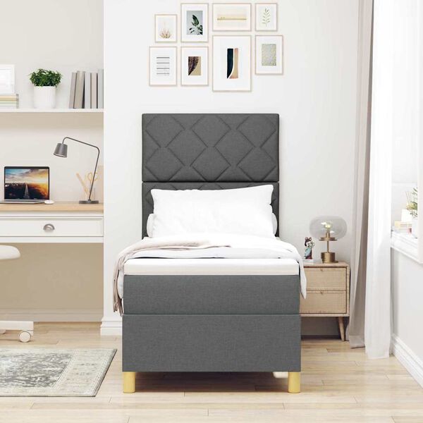 vidaXL LED Box Spring &Aacute;gy matracmal S&ouml;t&eacute;tsz&uuml;rke 80 x 200 cm sz&ouml;vet