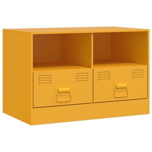 vidaXL must&aacute;rs&aacute;rga ac&eacute;l TV-szekr&eacute;ny 67 x 39 x 44 cm