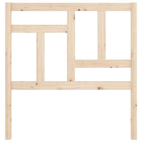 vidaXL tömör fenyőfa ágyfejtámla 95,5 x 4 x 100 cm